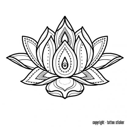 Lotus plaktatoeage 02