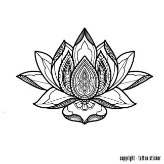 Lotus plaktatoeage 04