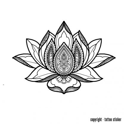 Lotus plaktatoeage 04