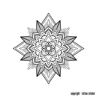Mandala sticker 01