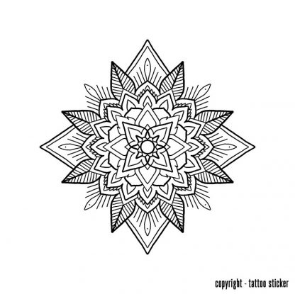 Mandala sticker 01